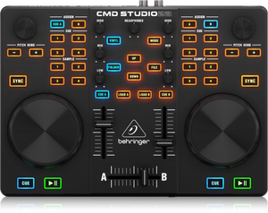 Behringer CMD Studio 2A Ultra-Portable Dual Deck DJ MIDI Controller